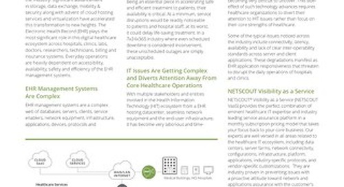 NETSCOUT VaaS for EHR Management System Assurance