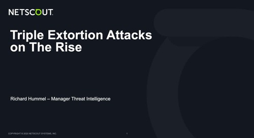 The Increasing Threat of Triple Extortion