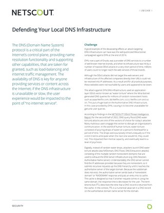 Defending Your Local DNS Infrastructure