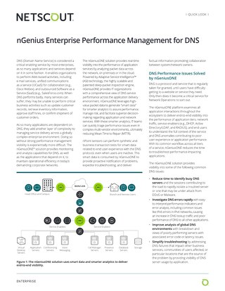 nGenius Enterprise Performance Management for DNS