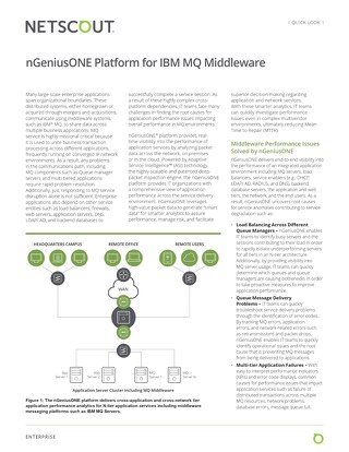 nGeniusONE Platform for IBM MQ Middleware