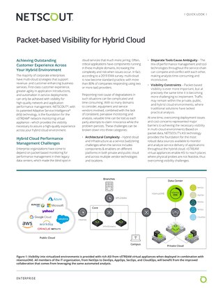 Packet-based Visibility for Hybrid Cloud
