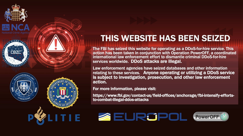 FBI DDoS-for-Hire Takedown Message